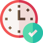 Icon of a clock