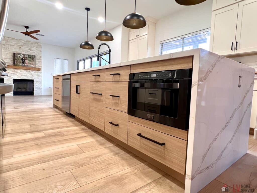 Custom kitchen island