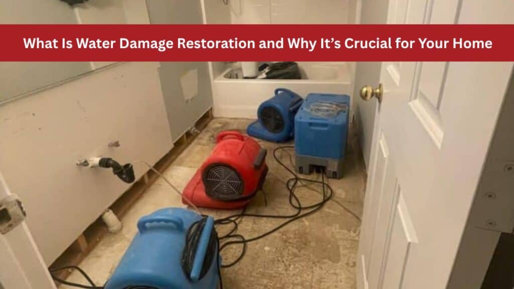 What is Water Damage Restoration