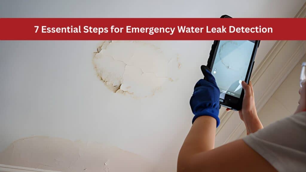 7 Essential Steps for Emergency Water Leak Detection