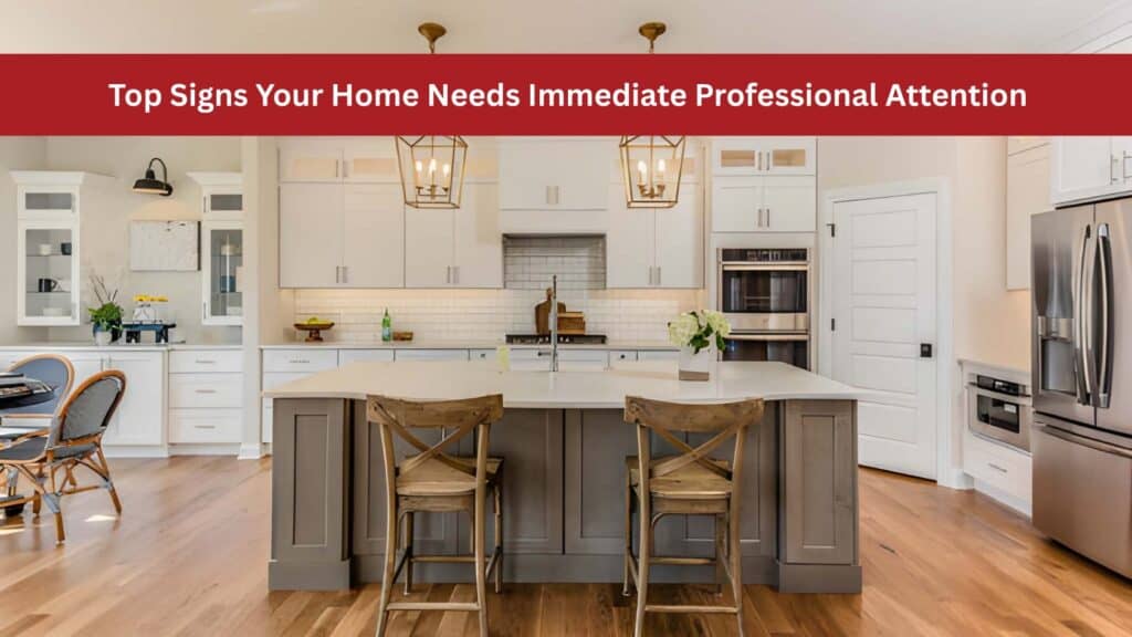 Top Signs Your Home Needs Immediate Professional Attention